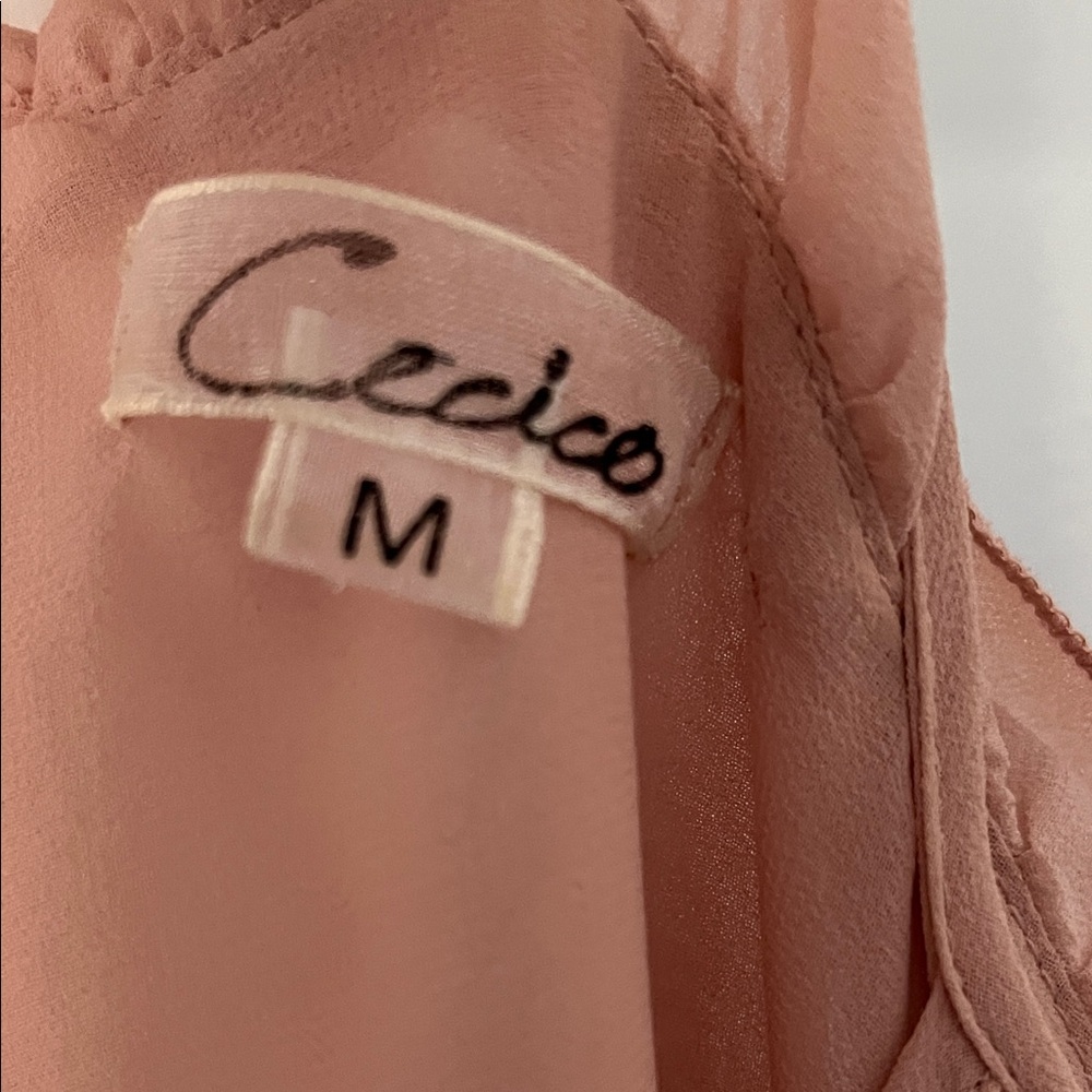 Cecico Peach Ruffle Blouse - Picture 4 of 4
